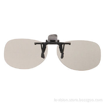 No Frame Polarized Anaglyph 3D Glasses Lenses for Passive Digital Cinema